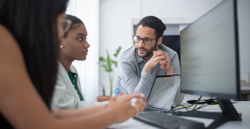 software development team office